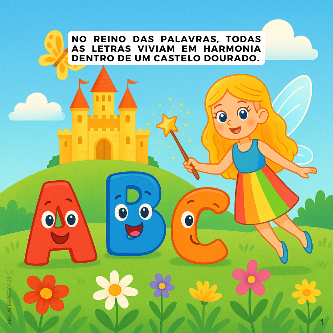 A MAGIA DO ALFABETO – Abc Alfabeto 123