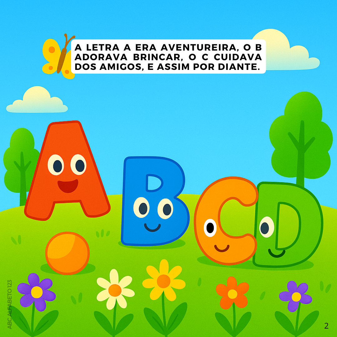 A MAGIA DO ALFABETO – Abc Alfabeto 123