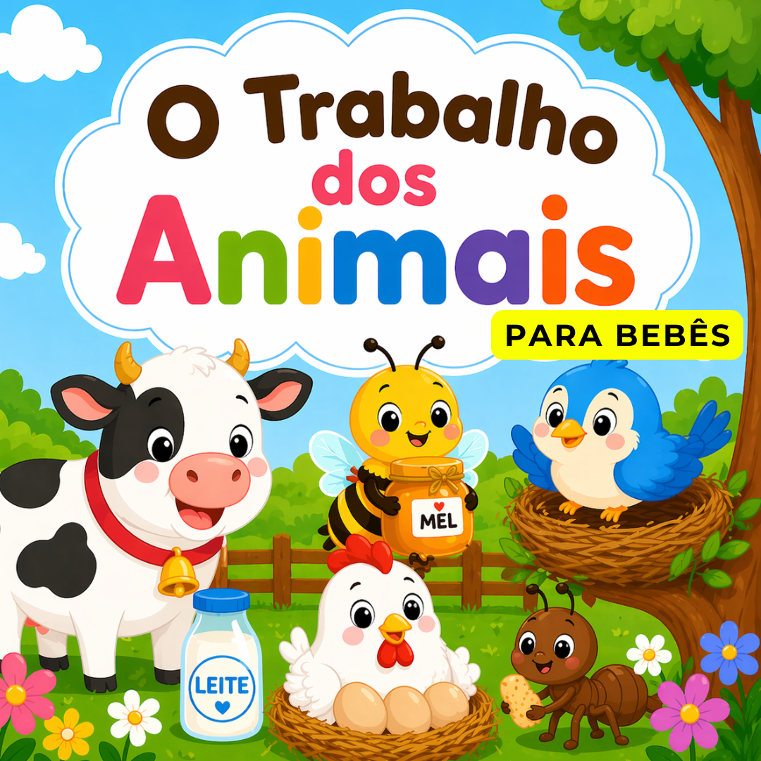 O TRABALHO DOS ANIMAIS - PARA BEBÊS