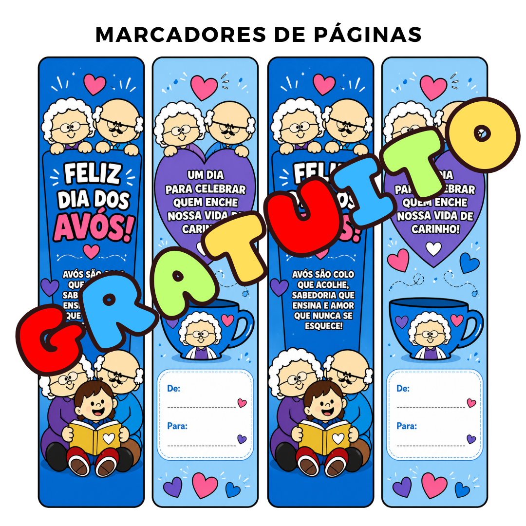 MARCADORES DE PÁGINAS DOS AVÓS
