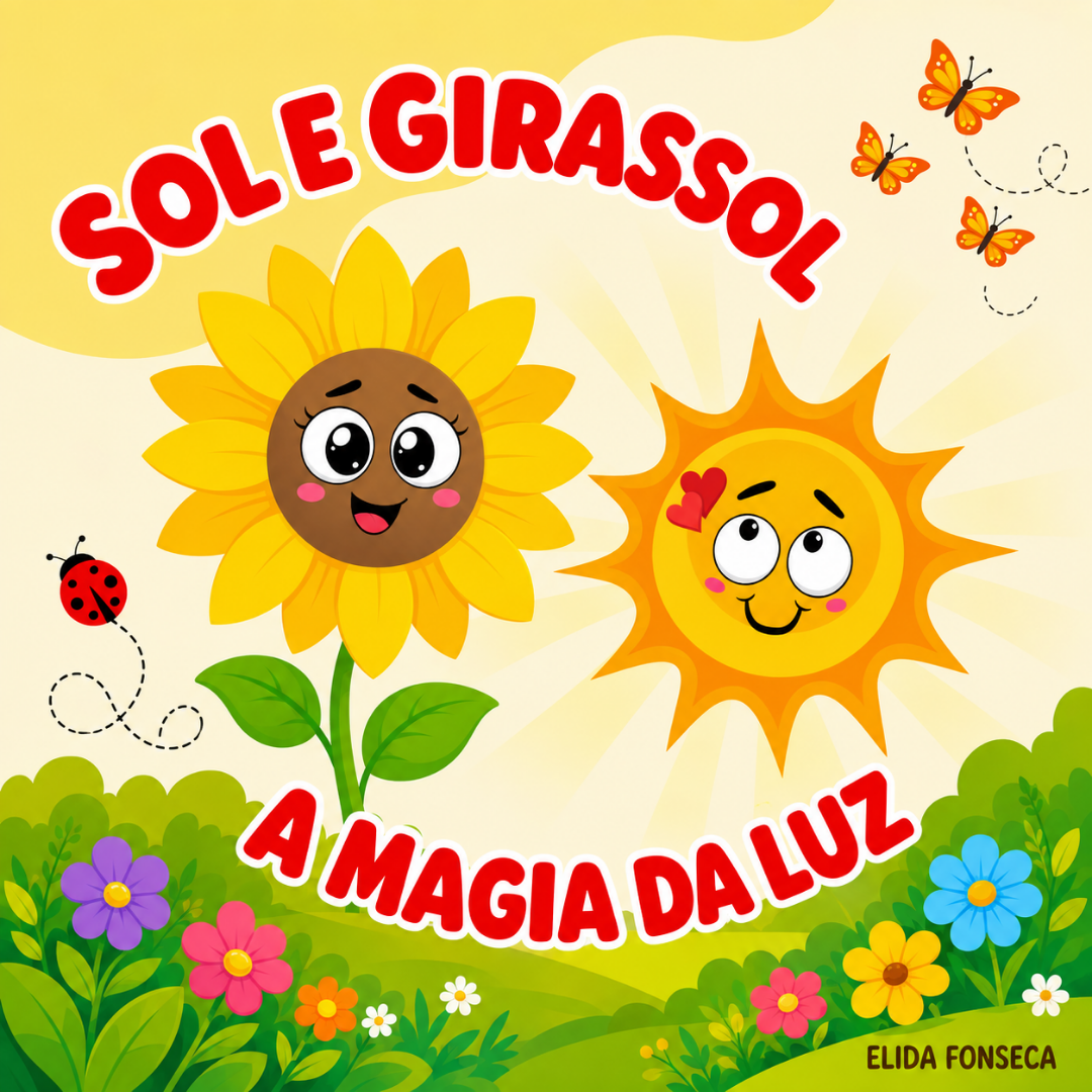 SOL E GIRASSOL A MAGIA DA LUZ